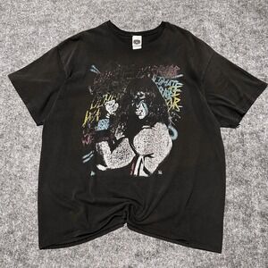 WWE Ultimate Warrior Graphic T-Shirt Black Retro Y2K Skater Size 2XL